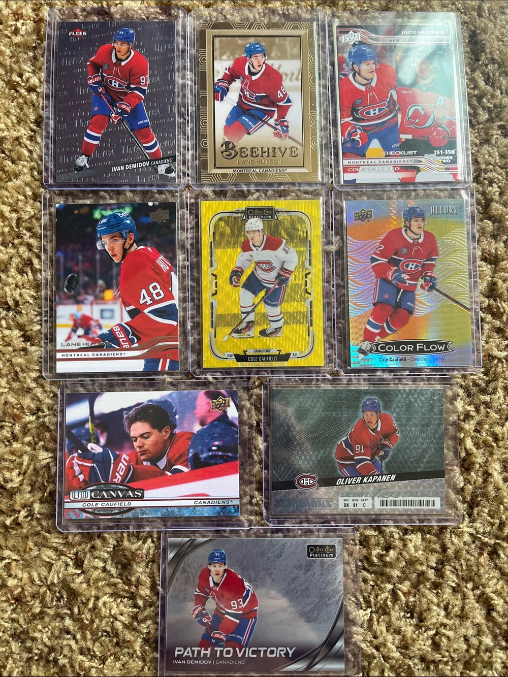 💎 Montréal Canadiens (16) card lot 💎